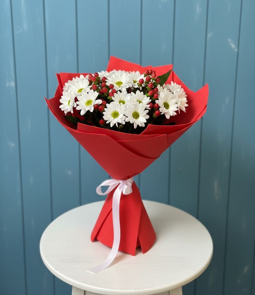 Букет цветов из: Хризантемы в Урвани