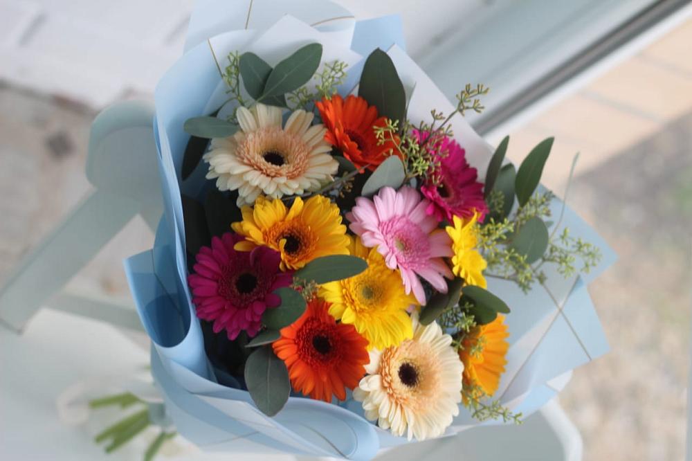 Букет цветов из: Герберы в Урвани