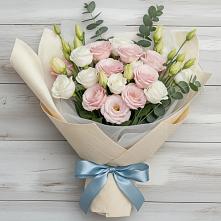 Букет цветов из:  Лизиантусы в Урвани