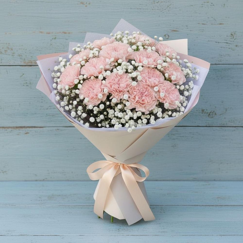 Букет цветов из: Гвоздики в Урвани