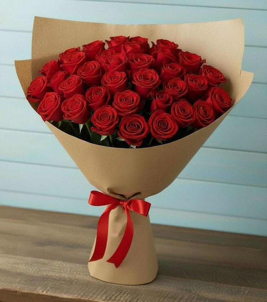 Букет Красные розы Милано в Урвани