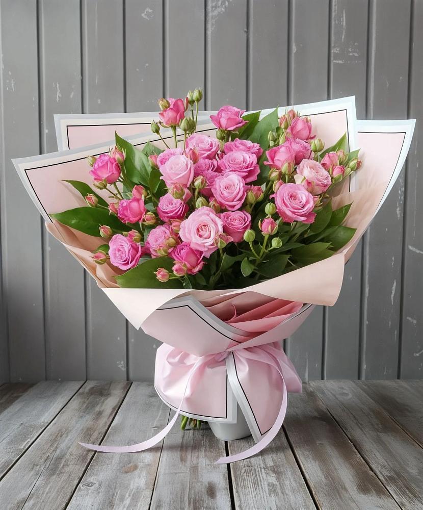 Букет Розовый кустик в Урвани
