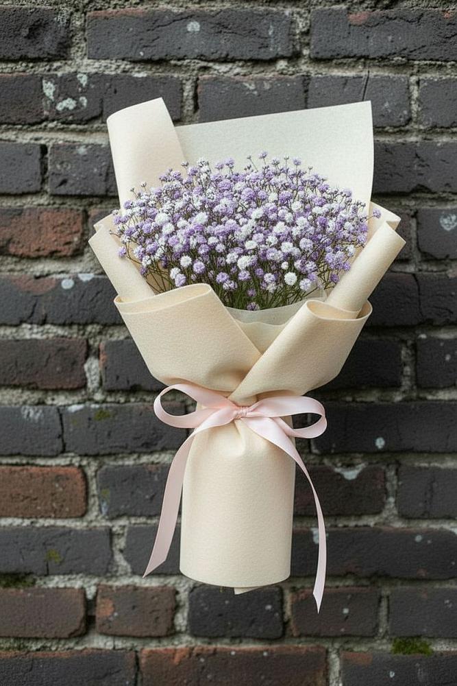 Букет цветов из: Гипсофила в Урвани