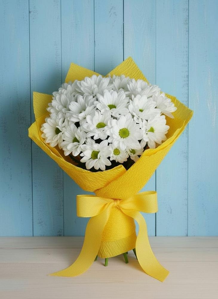 Букет цветов из: Хризантемы в Урвани