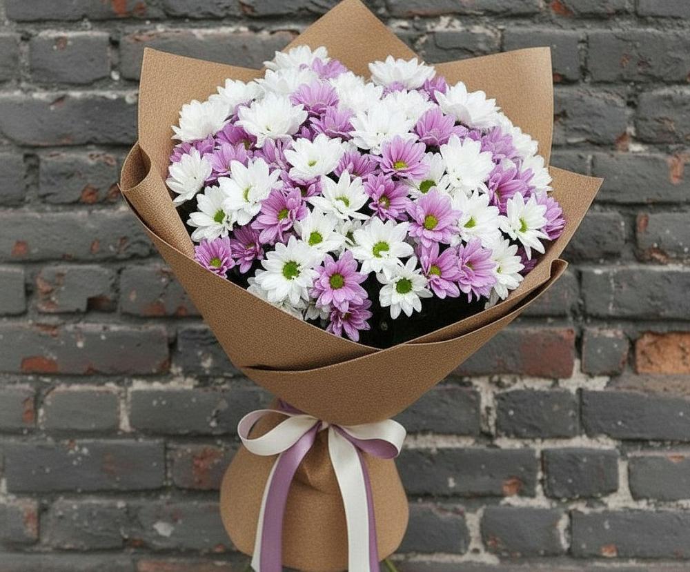 Букет цветов из: Хризантемы в Урвани
