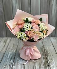 Букет цветов из:  Гвоздики, Розы и Хризантемы #REPLACE_PRED# Урвани