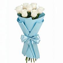 Букет 7 белых роз Проуд #REPLACE_PRED# Урвани