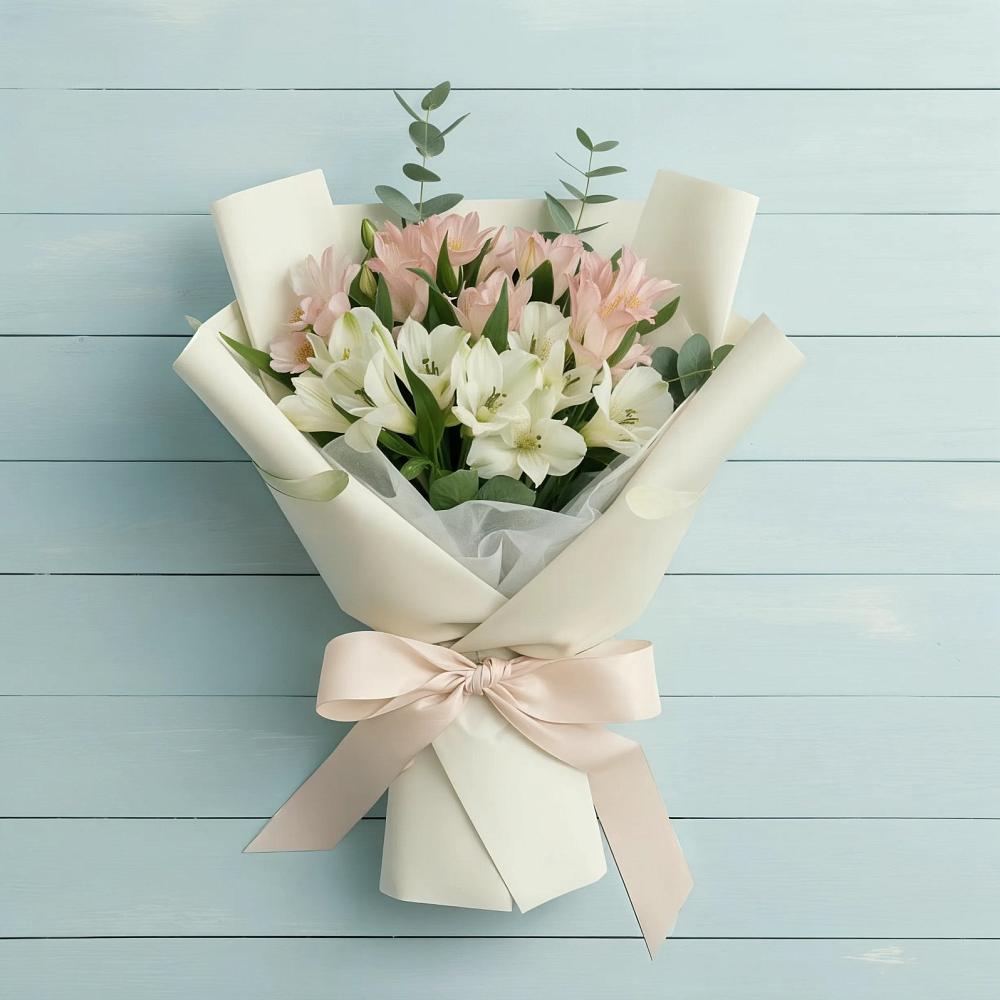 Букет цветов из: Альстромерии в Урвани